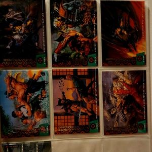 1994 rare 94 fleer ultra marvel xmen cards lot of 6